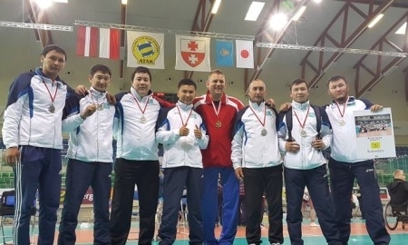 Команда из Мангистау завоевала серебро в международном турнире по волейболу-сидя 