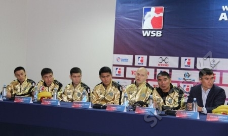 Фоторепортаж с церемонии взвешивания матчевой встречи WSB «Astana Arlans» — «Russian Boxing Team»