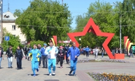 Свыше тысячи жителей Петропавловска приняли участие в Олимпийском забеге