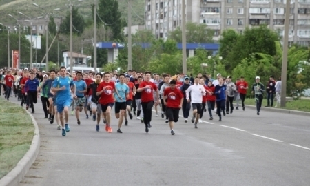 Пробег в честь Олимпийского дня состоялся в Усть-Каменогорске