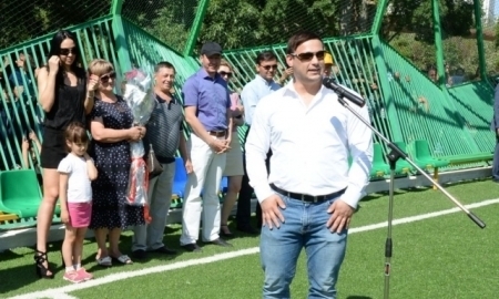 В Кызылорде после реконструкции открылась спортплощадка имени Ильи Ильина