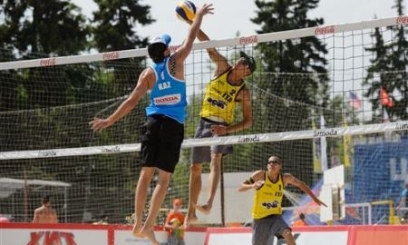 Казахстанские «пляжники» Сидоренко и Дьяченко обыграли итальянцев на «Moscow Grand Slam»