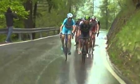 Видео финиша пятого этапа велогонки «Тур Романдии» с участием гонщиков «Астаны»