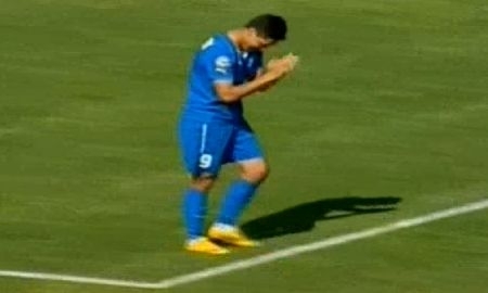 Видео незасчитанного гола Бауыржана Турысбека в матче Премьер-Лиги «Ордабасы» — «Жетысу»