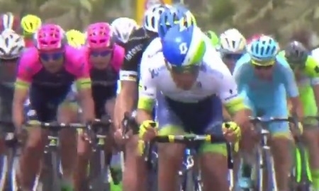 Видео финиша восьмого этапа велогонки «Тур Турции» с участием гонщиков «Астаны»