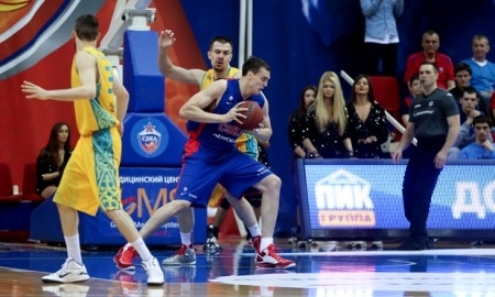 Фоторепортаж с матча плей-офф ВТБ ЦСКА — «Астана» 110:60