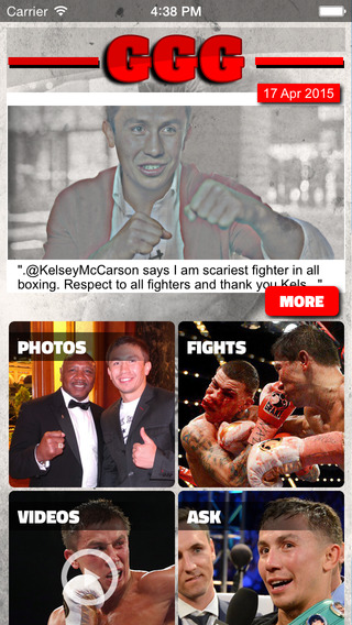 Разработано бесплатное мобильное приложение Gennady Golovkin