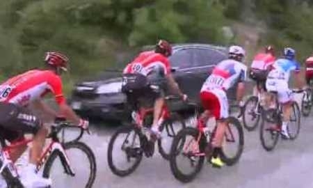 Видео финиша седьмого этапа велогонки «Джиро д’Италия» с участием гонщиков «Астаны»
