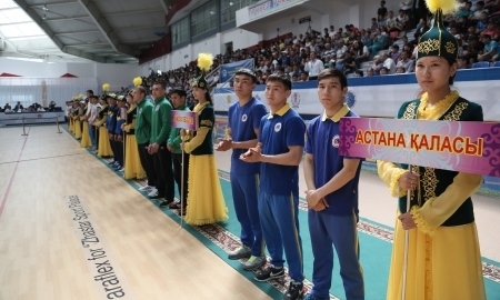 Фоторепортаж с церемонии открытия чемпионата Казахстана