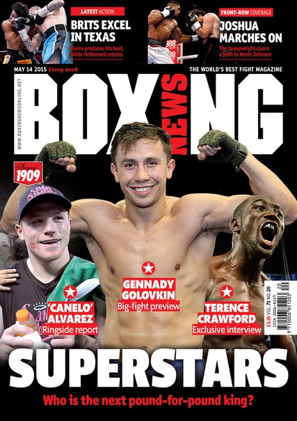 Геннадий Головкин попал на обложку британского журнала