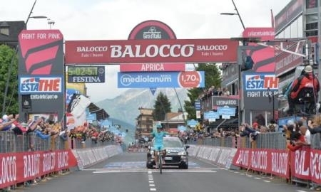 Видео финиша 16-го этапа велогонки «Джиро д’Италия» с участием гонщиков «Астаны»