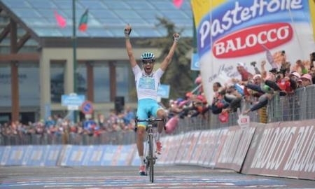 Видео финиша 20-го этапа велогонки «Джиро д’Италия» с участием гонщиков «Астаны»