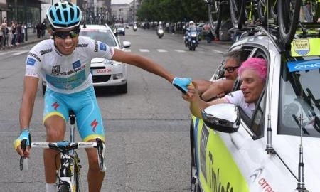 Видео финиша 21-го этапа велогонки «Джиро д’Италия» с участием гонщиков «Астаны»