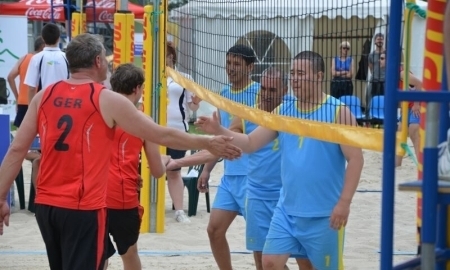 Актаусцы стали третьими на турнире по бич-воллею среди спортсменов с ограниченными возможностями