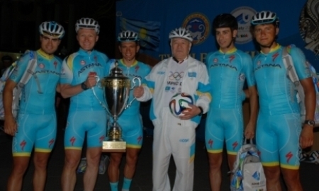 Велопробег в честь Дня государственных символов прошел в Алматы