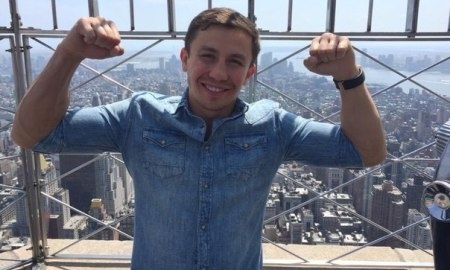 Геннадий Головкин оказался на вершине Empire State Building