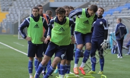 Утренняя тренировка сборной Казахстана сорвалась