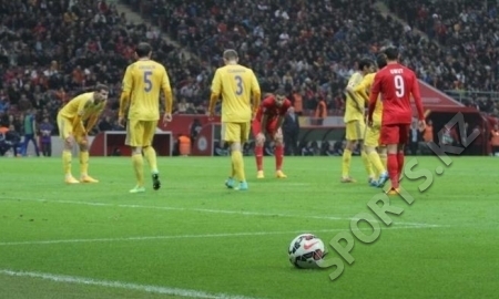 <strong>Казахстан и Турция играют вничью по итогам первого тайма</strong>