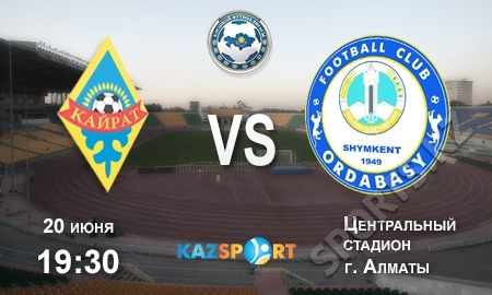 «Кайрат» — «Ордабасы»: в самом центре внимания