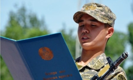 Чемпионы мира приняли воинскую присягу в ВС РК