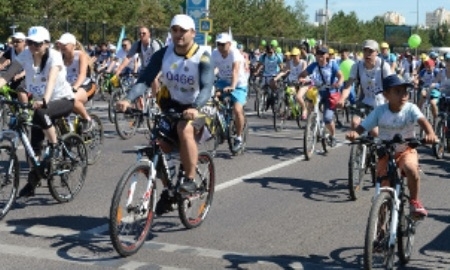 Более 3 тысяч человек приняли участие в велопробеге в Астане