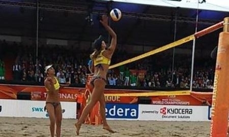 Казахстанки одержали первую победу на чемпионате мира по пляжному волейболу