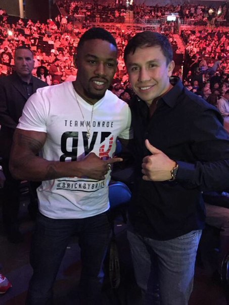 Геннадий Головкин посетил бой Котто — Гил