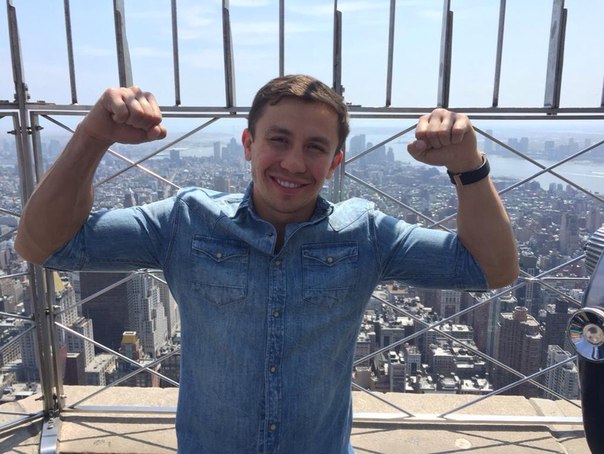 Геннадий Головкин оказался на вершине Empire State Building