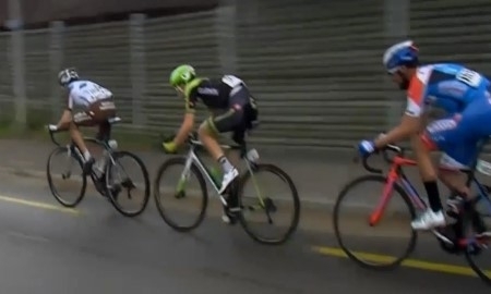Видео финиша шестого этапа «Тура Швейцарии» с участием гонщиков «Астаны»