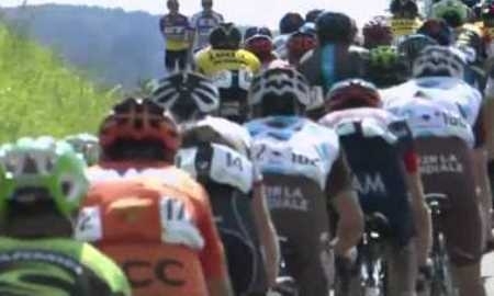 Видео финиша седьмого этапа «Тура Швейцарии» с участием гонщиков «Астаны»