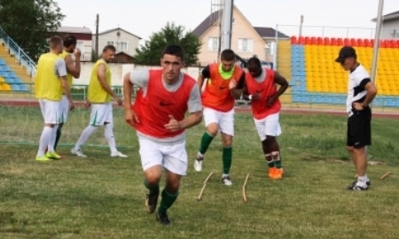 Фоторепортаж с тренировки «Атырау» перед матчем с «Жетысу»