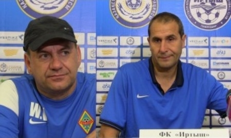 Видео послематчевой пресс-конференции игры Премьер-Лиги «Иртыш» — «Кайрат» 1:1