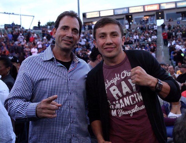 Геннадий Головкин посетил бой Брэдли — Варгас