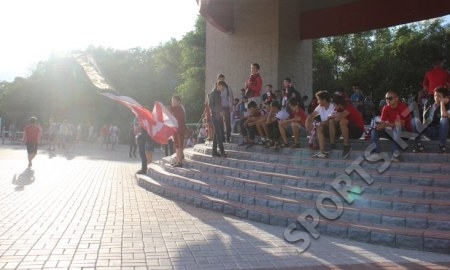 Фоторепортаж с матча Лиги Европы «Актобе» — «Нымме Калью» 0:1
