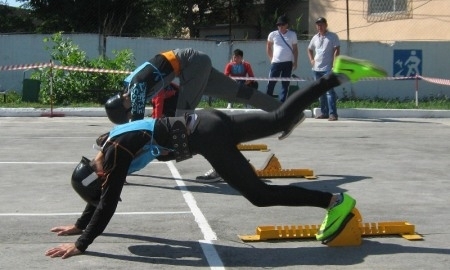 В Таразе на молодежном чемпионате страны по пожарно-спасательному спорту поставлены новые рекорды