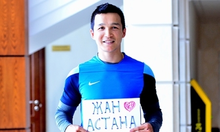 Хоккеисты «Барыса» поздравляют Астану