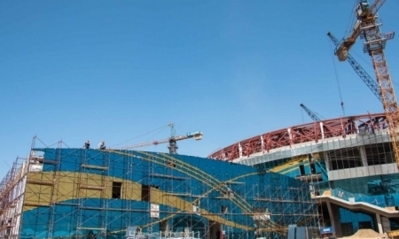 Строительство Ледовой арены в Алматы закончат раньше срока