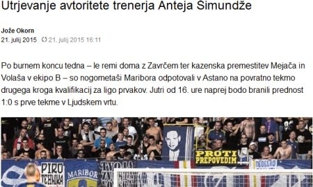 «Этот город очень сложно сравнить с любым другим, поскольку Астана построена по принципу щедрости». Обзор словенских СМИ и мнение болельщиков перед матчем «Астана» — «Марибор»