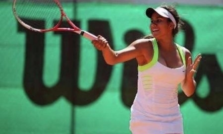 Гринчишина вышла в 1/4 финала парного разряда турнира серии ITF в Астане