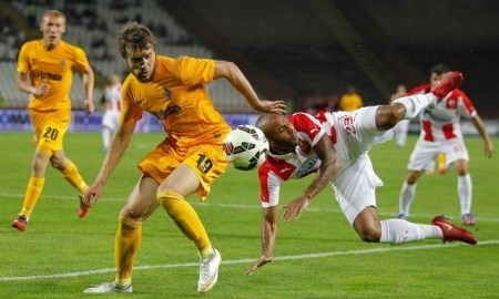 Фоторепортаж с матча Лиги Европы «Црвена Звезда» — «Кайрат» 0:2