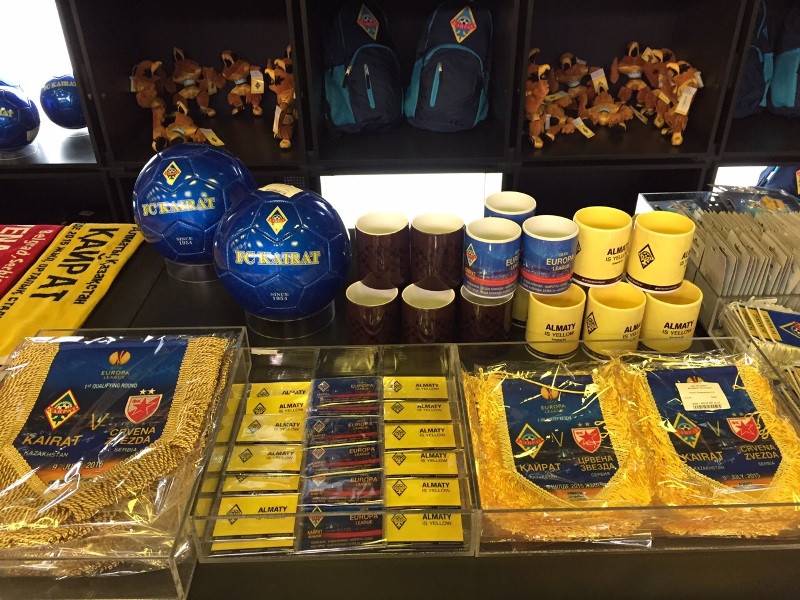 Стартовала продажа атрибутики к матчу «Кайрат» — «Црвена Звезда»