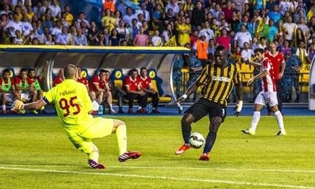 Фоторепортаж с матча Лиги Европы «Кайрат» — «Црвена Звезда» 2:1