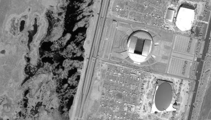 История строительства ледовой арены для ХК «Барыс» в фотографиях