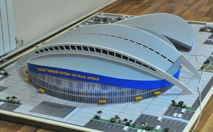 История строительства ледовой арены для ХК «Барыс» в фотографиях