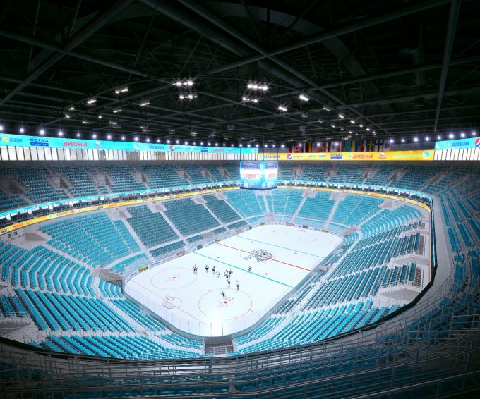 История строительства ледовой арены для ХК «Барыс» в фотографиях