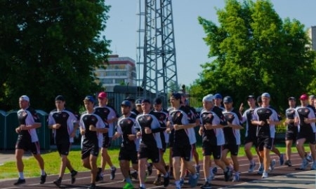 Фоторепортаж с открытой тренировки «Горняка»