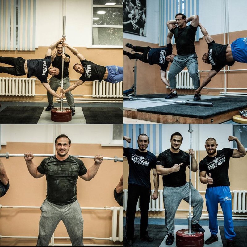 Илья Ильин попробовал свои силы в воркауте