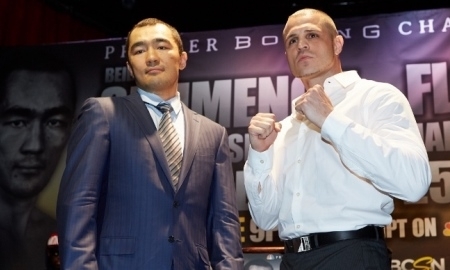 Фоторепортаж с пресс-конференции боя Бейбут Шуменов — Би Джей Флорес