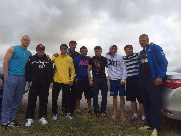 Команда Головкина встретилась с карагандинскими боксерами