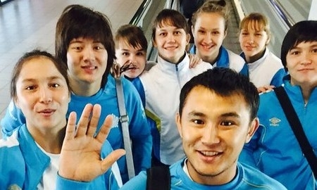 Женская молодежная сборная вылетела в Бразилию